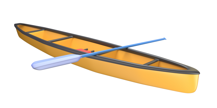 Canoe Sprint - 3D image