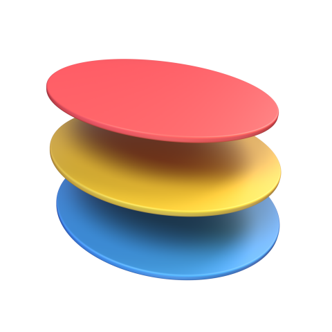 Tri Discs - 3D image